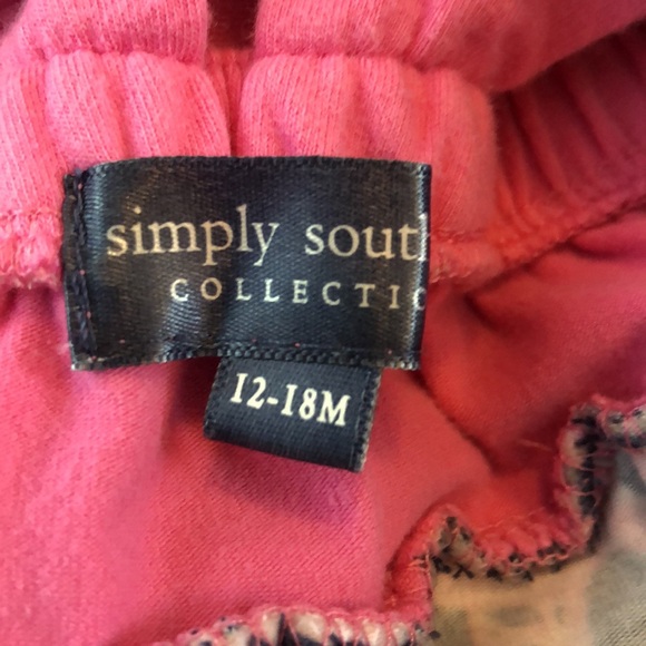 Simply Southern Ruffled onesie with “C” monogram. - Picture 7 of 8